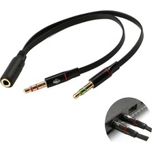 Mabelme Kulaklık Mikrofon Çevirici Ayırıcı Switch Splitter 3.5mm
