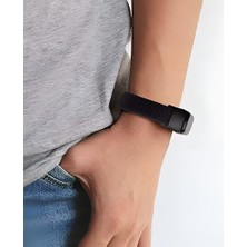 Mabelme Mi Band 10/9/8 Ile Uyumlu Hafif ve Bileği Rahatsız Etmeyen Bilek Ölçüsüne Göre Ayarlanabilen Cırt Cırtlı Tasarım Kaliteli Hasır Örme Kumaş Kordon