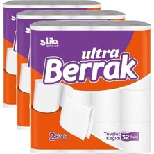 Al-Kar Ticaret Berrak 2 Katlı Tuvalet Kağıdı 32'li (3 Paketi)