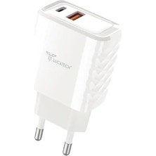 Al-Kar Ticaret 40W Pd ve USB Turbo Şarj Adaptörü – Super Hızlı Şarj