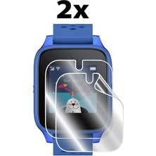 Mabelme Ipg Tcl MT46X Akıllı Çocuk Saati ile Uyumlu Hydrogel Ekran Koruyucu (2 Adet)
