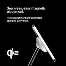 Mabelme Boostcharge Pro 3'ü 1 Arada Qi2'li Kablosuz Şarj Cihazışarj Standı - Beyaz