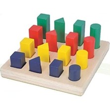 Mabelme Ahşap Oyuncak, Geometrik Büyükten Küçüge Sıralama