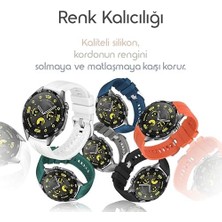 Mabelme Yumuşak Silikonlu 22MM Kordon ile Uyumlu Gt5/gt5 Pro/gt4/ 4 Pro/gt3/gt3 Pro/gt2/gt2 Pro 46MM Için Yüzeyi Şerit Görünümlü Esnek ve Dayanıklı Kayış