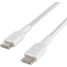 Mabelme Boostcharge (0.5ft) Braided Usb-C To Usb-C Cable For 16, 16 Pro, 16 Pro Max, 16 Plus, 15, Galaxy S24, S23, NOTE10, 9, 8, iPad Pro & More -