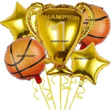 Mabelme Basketbol Kupa Folyolu Balon Set