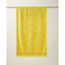 English Home Sweet Lemon Pamuk Plaj Havlusu 70X140 cm Sarı