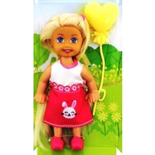 Al-Kar Ticaret Cute Sarı Balonlu Sarışın Mini Bebek