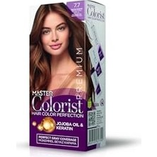 Mabelme Premıum Yarı Kit Set Saç Boyası 7.7 Işıltılı Kahve