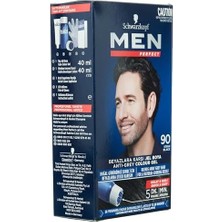 Mabelme Men Perfect Erkek Saç Boyasi 90 - Siyah 2li Paket
