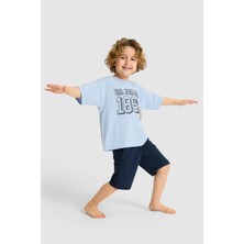 U.S. Polo Assn. Erkek Çocuk Mavi Alt Üst Takım 50327363-VR036