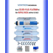 Netsu -Vontronlu-İhlas Aura Cebilon-Silver ve Tüm Kapalı Kasa 5 li Su Arıtma Filtre seti