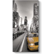 Mabelme New York Taksi Tablosu 40 x 80