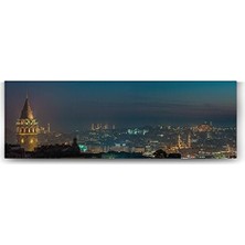Mabelme Galata Kulesi Istanbul Tablosu - 90X30CM