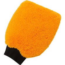 Mabelme Mikrofiber Oto Araba Yıkama Kurulama Havlusu, El Içi Tutma Orta Boy Çift Katlı Araç Kurutma ve Torpido Silme Bezi (Turuncu)