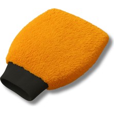 Mabelme Mikrofiber Oto Araba Yıkama Kurulama Havlusu, Orta Boy Çift Katlı Araç Kurutma ve Torpido Silme Bezi (Turuncu)