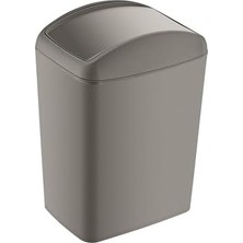 Mabelme Soft Çöp Kutusu Döner Kapak 20 Lt Bej