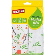 Mabelme Mikrofiber Mutfak Bezi 2'li Set, Hızlı Kuruyan Uzun Ömürlü Mikrofiber Temizlik Bezi Seti, Yüksek Toz ve Sıvı Emiş Gücü, Mutfak, Ofis, Ev Için Tüy ve Çizik Bırakmayan Temizlik Bezi