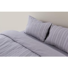 Mabelme Sleeptown Görünümlü Armürlü Pamuk Nevresim Takımı Tek Kişilik 160X220 Bej