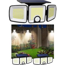 Al-Kar Ticaret Güneş Enerjili 223 Cob Ledli, Hareket Sensörlü, 3 Taraflı AYDINLATMA/GT-SL25