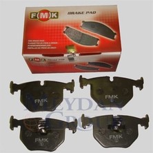 Bzt Bmw X5- E53- 00/03; Arka Fren Balatası (10LU)(DISK) (123X59,3X16,3) (Fmk) 34112282166