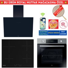 Hoover Valencıa Telefon Bağlantılı Elektr. Vitro. Inox Ankastre Set (HO3158IN+ HH64CCB +HDG6C1GBTK)