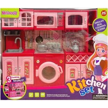 Pasifik Mini World Kitchen YQL153-2 Mutfak Seti 3 Lü 36M+