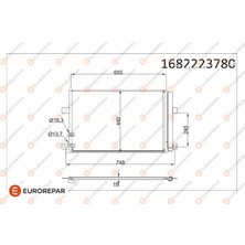 Eurorepar 1682223780 Klima Radyatörü