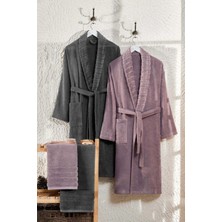 Shipla Home Carla 4'lü Set Havlulu Bornoz Seti