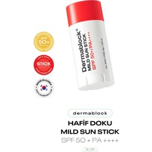 Dermablock Hafif Dokulu Kore Stick Güneş Koruyucu Mild Sun Stick Spf 50 + Pa ++++