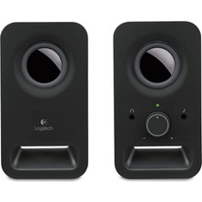 Nevamel® Logıtech 980-000814 Z150 6W 1+1 Kulaklık Jaklı Kompakt Stereo Speaker (SIYAH)(1923)
