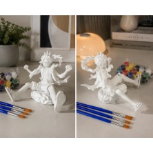 Büyük Boy One Piece Luffy Beyaz Anime Figürü – El Yapımı Boyama ve Dekorasyon Figürü
