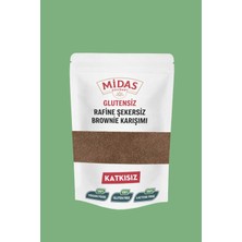 Midas Gourmet Glutensiz Rafine Şekersiz Brownie Karışımı 250 gr – Sağlıklı Tatlı