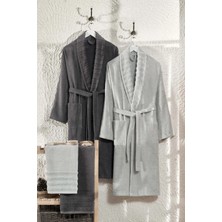 Shipla Home Carla 4'lü Set Havlulu Bornoz Seti