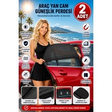 TUMKE 2 Adet Araç Yan Cam Güneşlik Perdesi Esnek Oto Cam Güneşliği Uv Korumalı Esnek Oto Cam Gölgelik Oto Yan Cam Perde