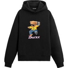 Colermi Dansçı Ayıcık Baskılı Hoodie —