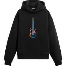 Colermi Ritimdeki Ruh Gitar Tasarım Hoodie —