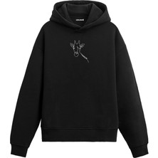 Colermi Minimal Zürafa Tasarım Hoodie —