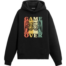 Colermi Game Over Baskılı Hoodie —