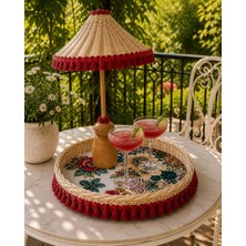 Marrone Rattan Bali Şemsiyesi