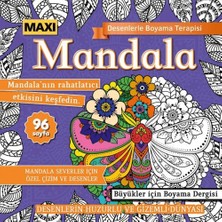 Maxi Yayıncılık Maxi Mandala Desenlerle Boyama Terapisi 12