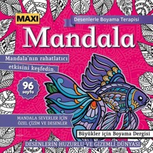 Maxi Yayıncılık Maxi Mandala Desenlerle Boyama Terapisi 11