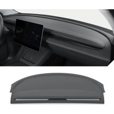 Tesla Model Y Juniper Için Uyumlu Göğüs (Torpido Üstü) Kaplama Siyah