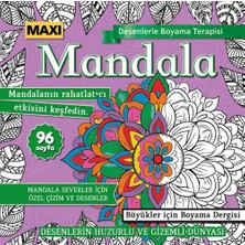 Maxi Yayıncılık Maxi Mandala Desenlerle Boyama Terapisi 15