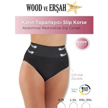 Lüx Wood Wood ve Erşah 5204 Karın Toparlayıcı Slip Korse Yüksek Bel Şekillendirici ve Sıkılaştırıcı
