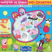 Doğan Çocuk Peppa Pig Yapıştır ve Oyna! Sahne Senin!  Eğlenceli Kitap Kolektif