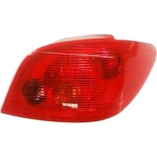 Bzt Peugeot 307- 01/05; Stop Lambası Sağ Kırmızı/ledsiz (Pleksan) 6351.P3