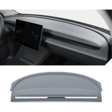 Tesla Model Y Juniper Için Uyumlu Göğüs (Torpido Üstü) Kaplama Gri