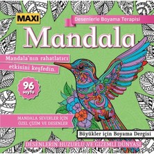 Maxi Yayıncılık Maxi Mandala Desenlerle Boyama Terapisi 13