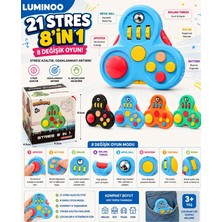 Luminoo 8'i 1 Arada Fidget Stres Oyuncağı Dikkat ve Odak Geliştirici